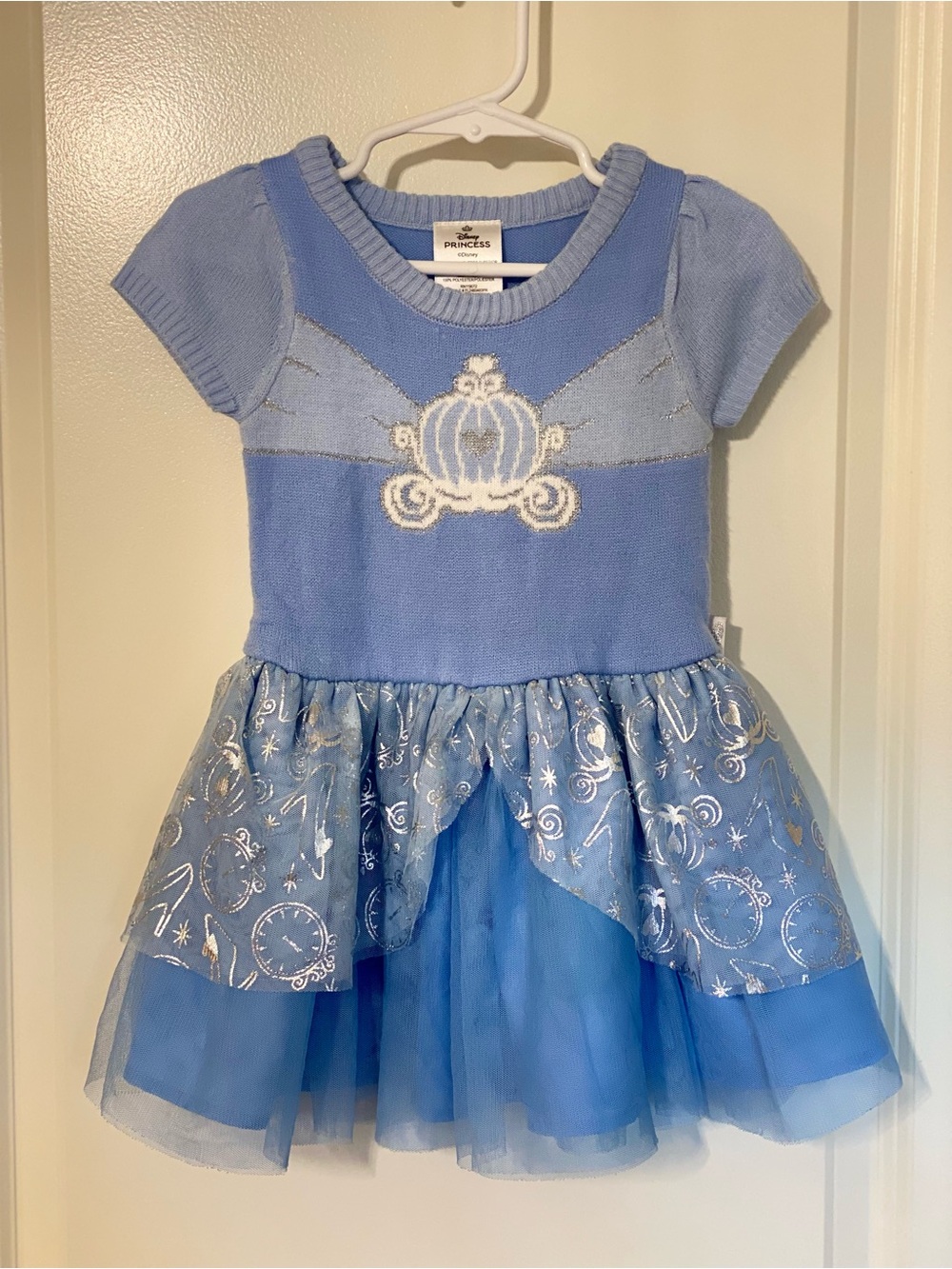 Disney Cinderella Knit Tulle Dress Toddler